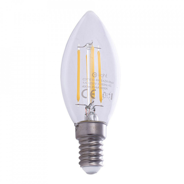 Bec cu filament LED E14 4W Allati Milagro Lighting