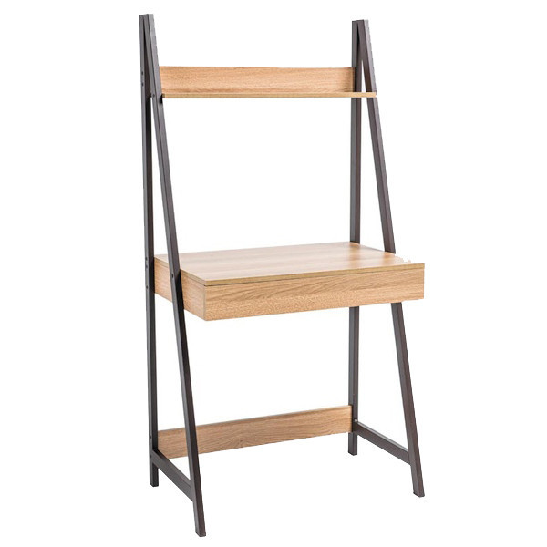 Birou maro/negru din MDF si metal 48x74 cm Matis The Home Collection