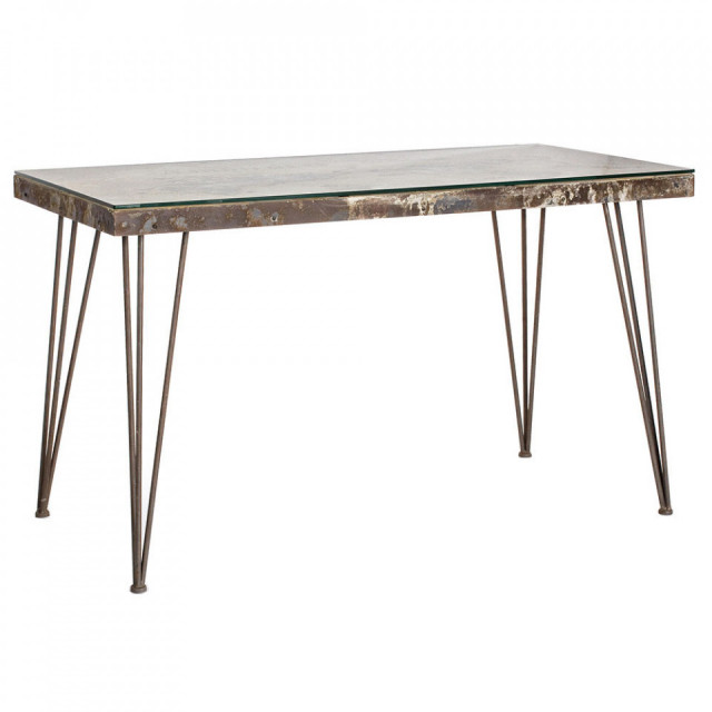 Birou multicolor din metal 65x130 cm Atlantide Bizzotto