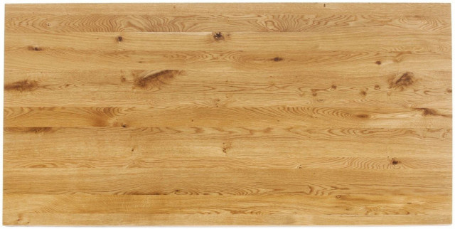 Blat pentru masa maro din lemn 80x160 cm Tavola Swiss Edge Oak Kare