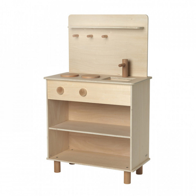 Bucatarie joaca maro din lemn Toro Play Ferm Living