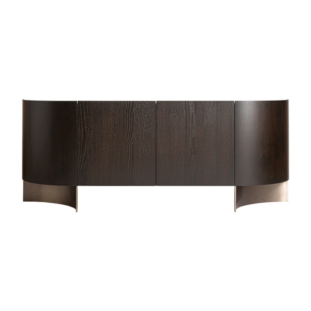 Bufet inferior maro din lemn 220 cm Neuvic Vical Home