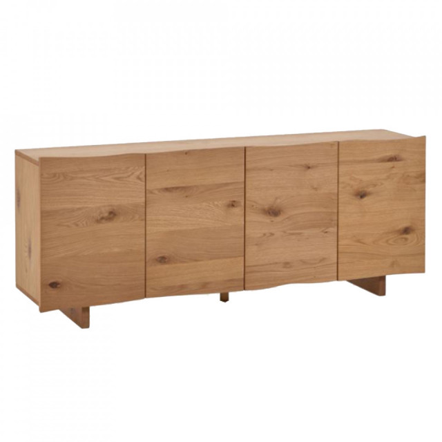 Bufet inferior maro din lemn de stejar 180 cm Rasha Kave Home