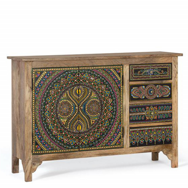 Bufet inferior multicolor din lemn 107 cm Jamall Giner y Colomer