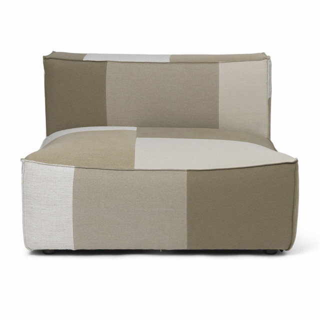 Canapea modulara alb antic din fibre naturale 108 cm Catena Center Ferm Living