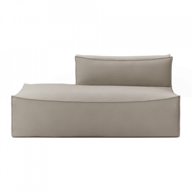 Canapea modulara bej din textil 170 cm Catena Open Left Natural Ferm Living