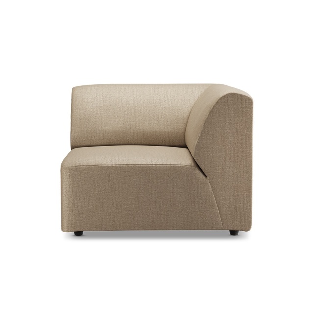 Canapea modulara maro din textil 94 cm Jax Pure Right HKliving
