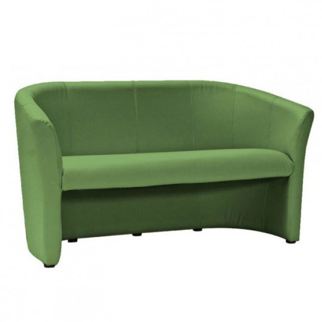 Canapea verde din piele ecologica pentru 3 persoane Wenge The Home Collection
