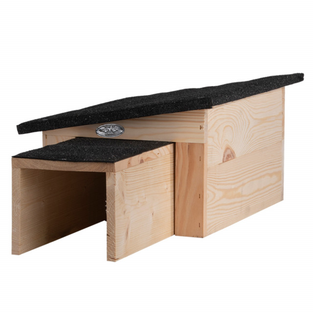 Casa pentru arici maro din lemn de pin Hedgehog Esschert Design