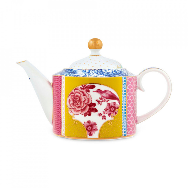 Ceainic multicolor din portelan 900 ml Small Royal Pip Studio