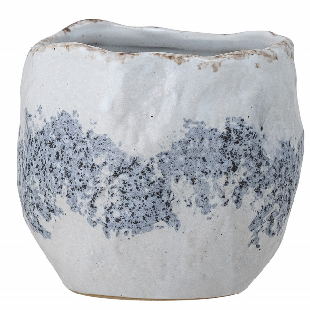 Ceasca alb/albastra din ceramica 200 ml Alise Bloomingville