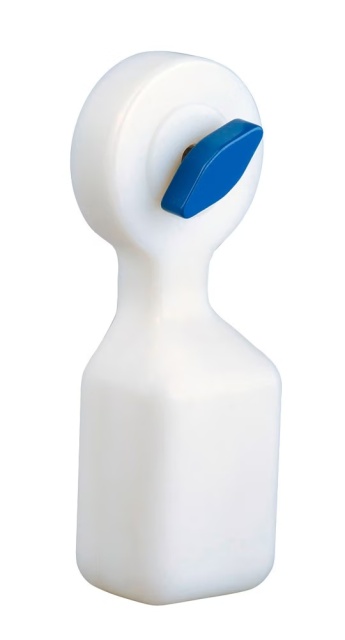 Cheie aerisire cu recipient pentru calorifer alb din plastic 12 ml Rika Wenko