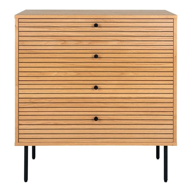 Comoda maro din metal 80 cm Kyoto House Nordic