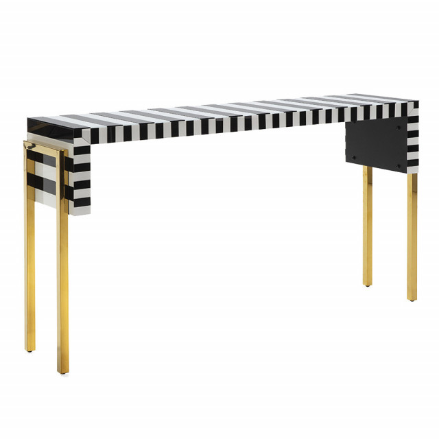 Consola multicolora din metal 156 cm Tak Thai Natura