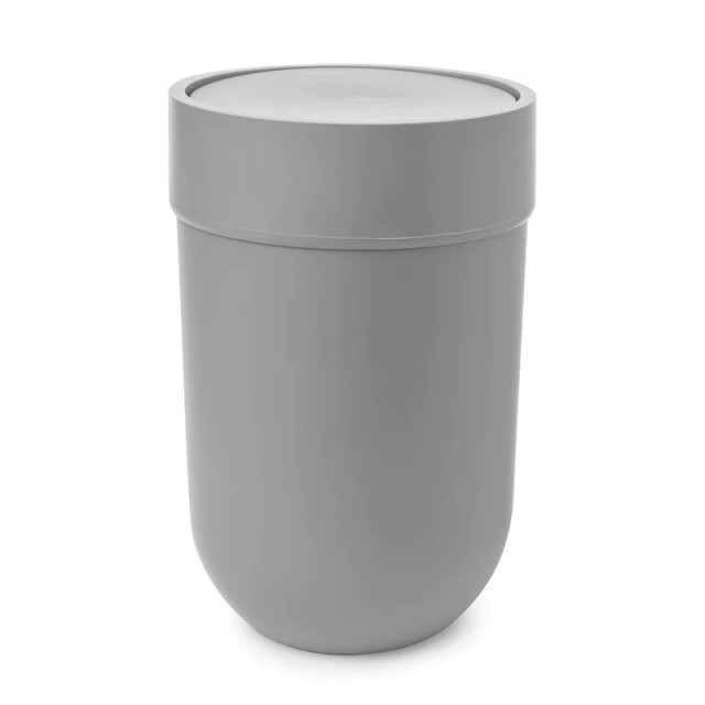 Cos de gunoi gri din plastic 6 L Touch Umbra