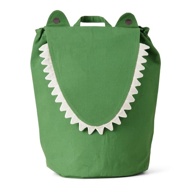 Cos depozitare verde din bumbac Crocodile Ferm Living