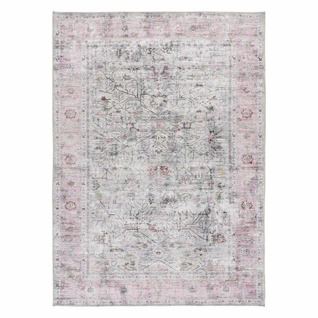 Covor dreptunghiular crem din poliester 120x170 cm Neila Hus UNIVERSAL XXI