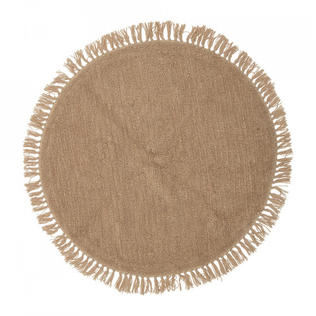 Covor maro din lana 110 cm Lenea Bloomingville