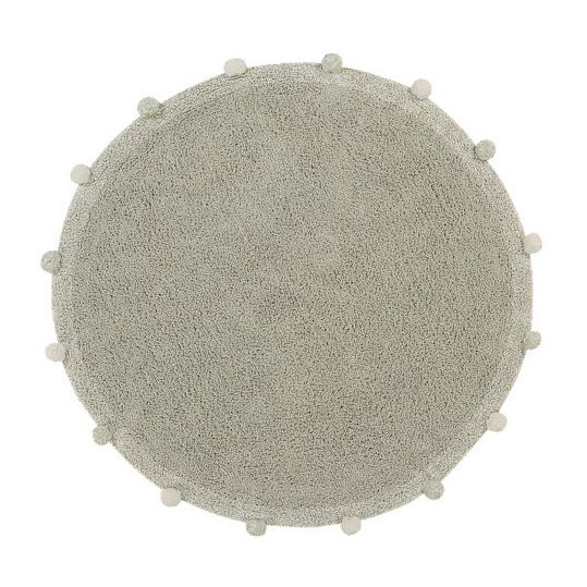 Covor oliv/crem din bumbac 120 cm Bubbly Lorena Canals