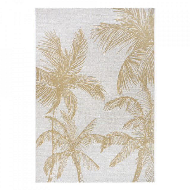Covor pentru exterior gri/auriu din polipropilena Jaora Northrugs (diverse dimensiuni)
