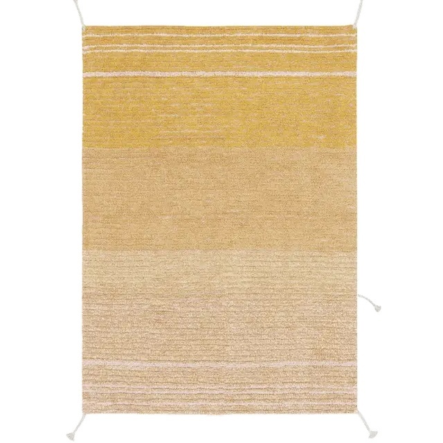 Covor reversibil pentru copii maro chihlimbar din bumbac 80x140 cm Twin Reversible Lorena Canals