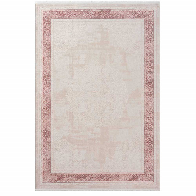 Covor roz din fibre sintetice 160x230 cm Louis The Home Collection
