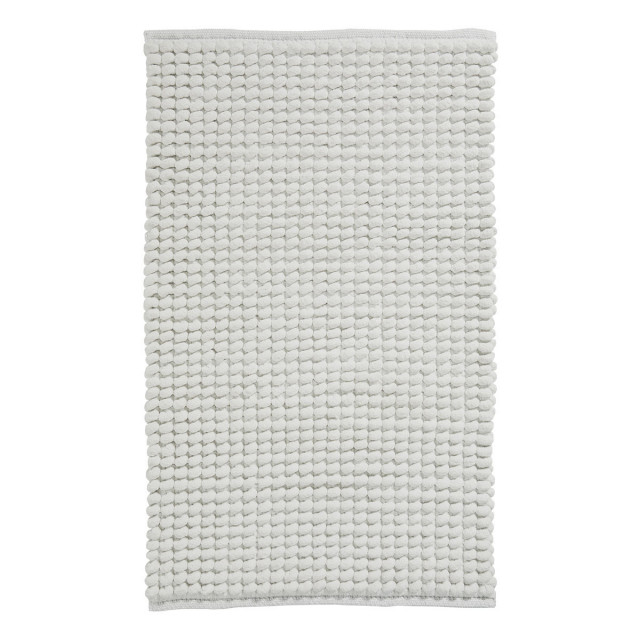 Covoras de baie alb din fibre 60x60 cm Axel Aquanova