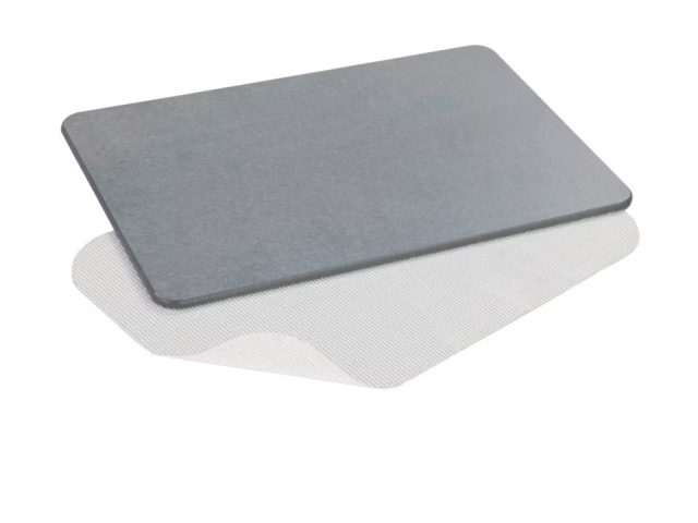 Covoras pentru baie gri din piatra 39x60 cm Simi Wenko