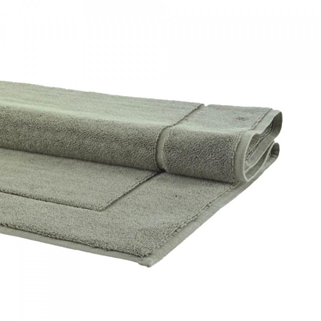 Covoras pentru baie verde din bumbac 60x100 cm London Thyme Aquanova