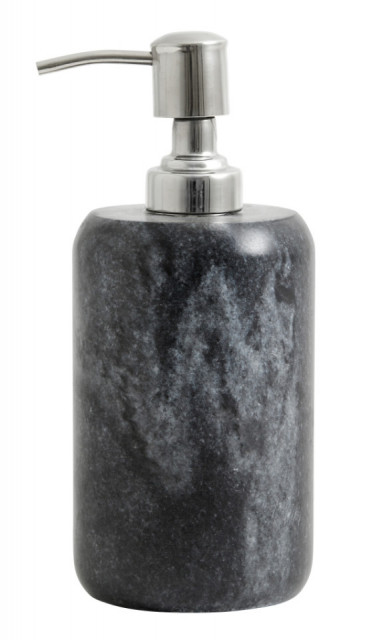 Dispenser sapun lichid negru din marmura 8x13 cm Silvia Nordal