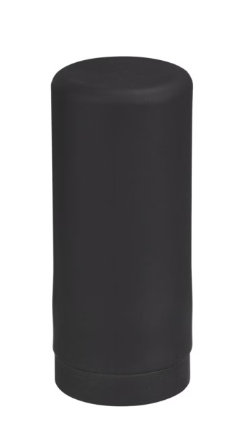Dispenser sapun lichid negru din plastic 250 ml Squeez Wenko