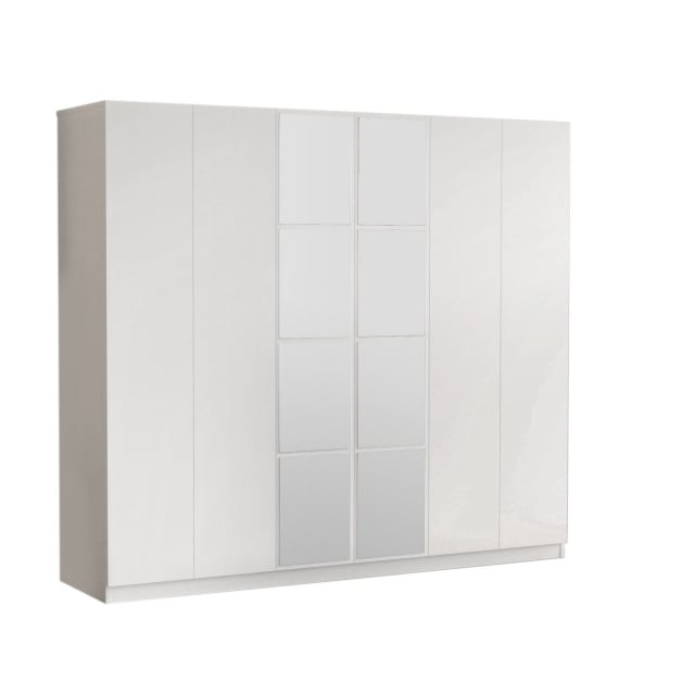 Dulap alb din lemn 184 cm Hm3-W The Home Collection