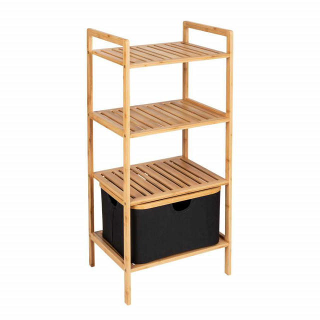Etajera maro din bambus 94 cm Ecori Wenko