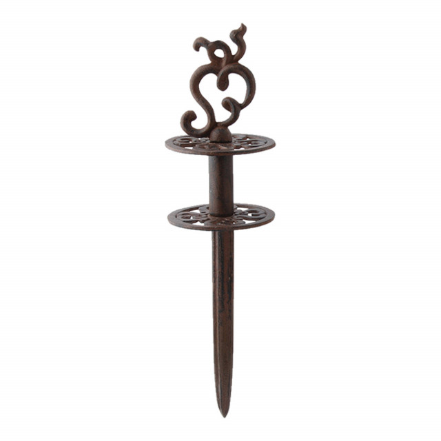 Ghidaj pentru furtun maro ruginiu din metal Lorey Esschert Design
