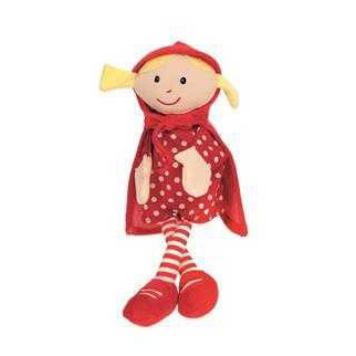 Jucarie marioneta multicolora din textil Little Red Cape Egmont Toys