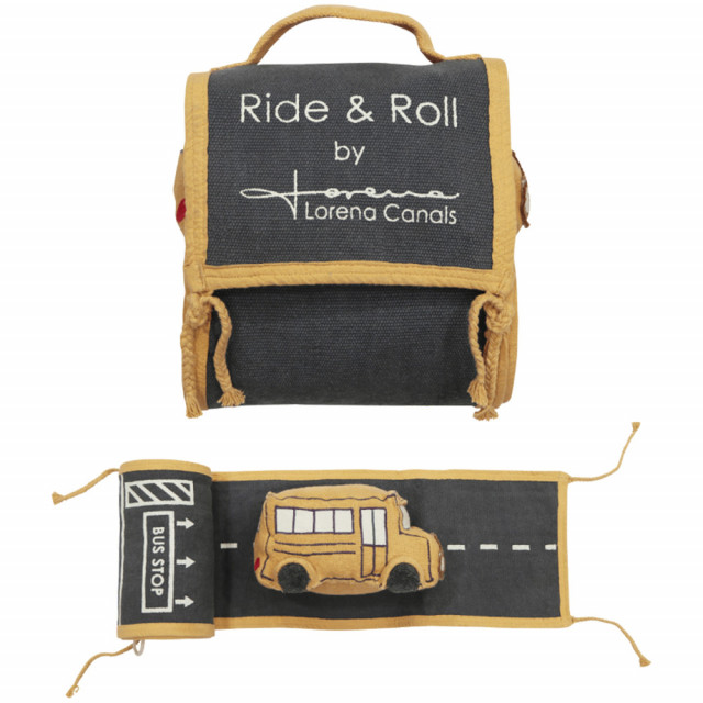 Jucarie multicolora din bumbac si poliester Ride&Roll Lorena Canals