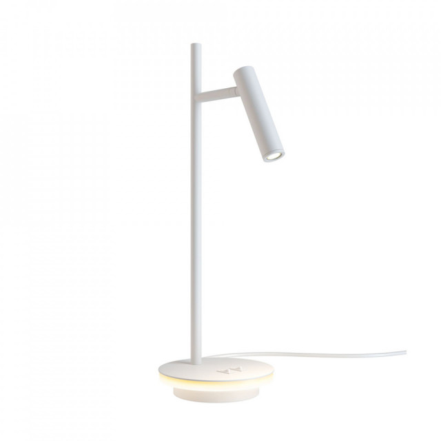 Lampa birou alba din metal cu LED 45 cm Estudo Maytoni