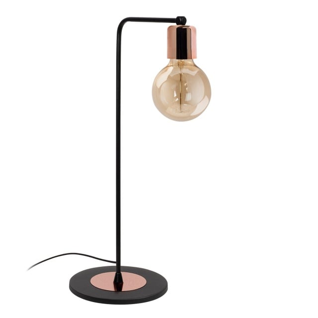 Lampa birou neagra/aramie din metal 52 cm Harput Ale The Home Collection