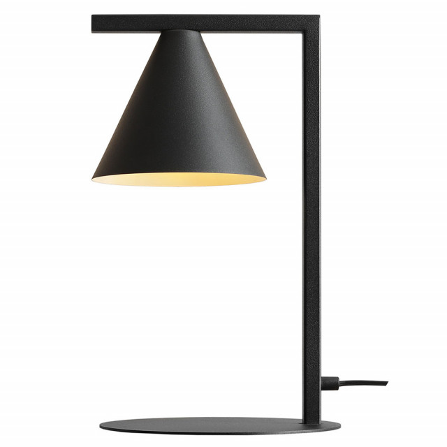 Lampa birou neagra din metal 40 cm Form Aldex