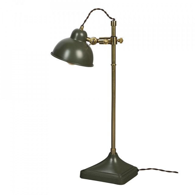 Lampa birou verde din metal 63 cm Todd Dutchbone