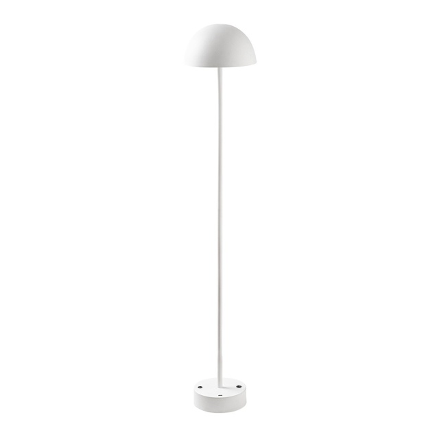 Lampadar alb din metal cu LED 115 cm Sept The Home Collection