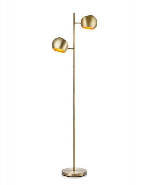 Lampadar auriu din metal cu 2 becuri 145 cm Edgar Markslojd