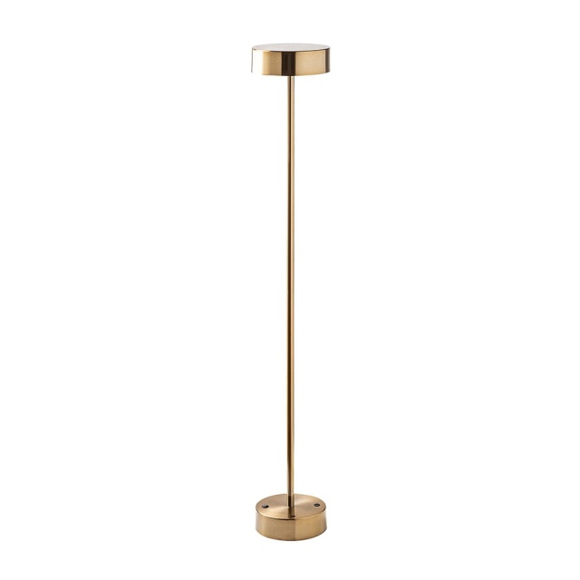 Lampadar auriu din metal cu LED 110 cm Keyf Ale The Home Collection