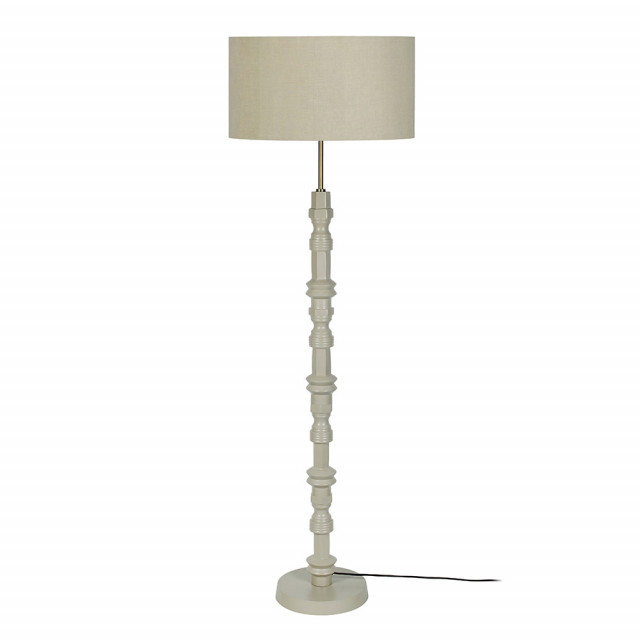 Lampadar bej din lemn 148 cm Totem Zuiver