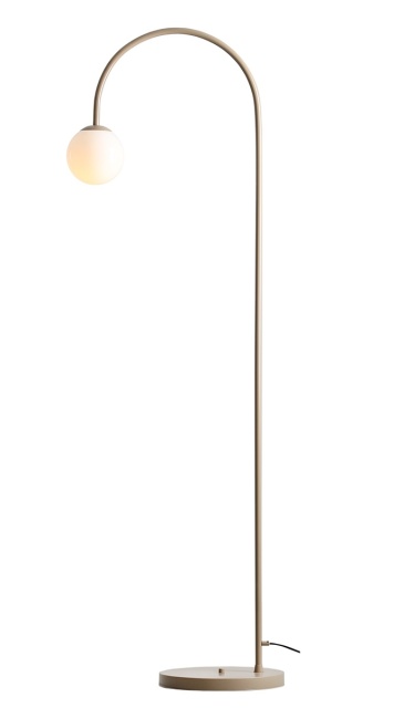 Lampadar bej din metal 157 cm Una Aldex
