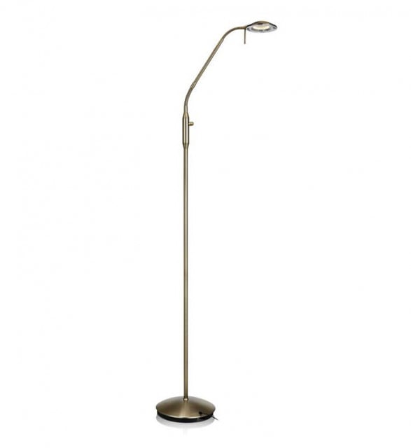 Lampadar maro alama din metal cu LED 152 cm Hudson Markslojd