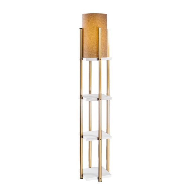 Lampadar multicolor/maro din metal 130 cm Norah Shae The Home Collection