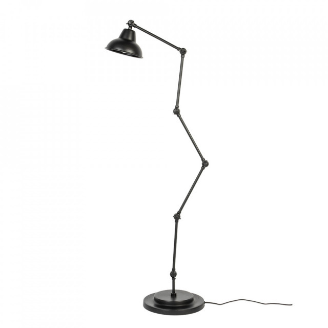 Lampadar negru din metal 154 cm Xavi The Home Collection