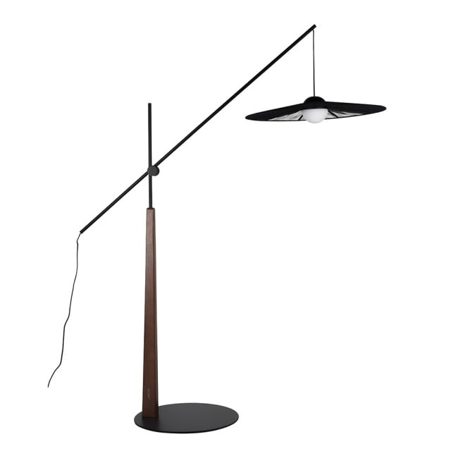 Lampadar negru din metal 200 cm Belle Zuiver