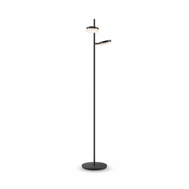Lampadar negru din metal cu 2 LED-uri 145 cm Fad Maytoni
